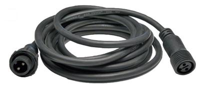 Verlengkabel 1 meter zwart voor kerstverlichting Modular Prosystem 010-203