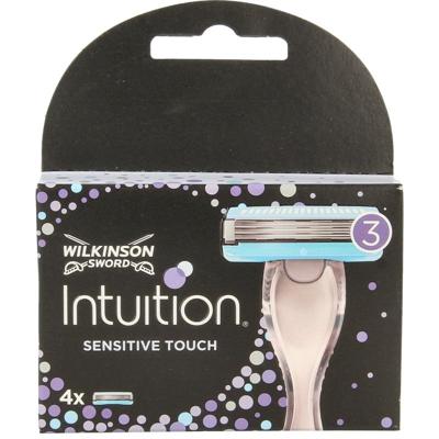 Wilkinson Wilkinson Intuition Sensitive Touch Navulmesjes - 4 stuks Wilkinson Wilkinson Intuition Sensitive Touch Navulmesjes - 4 stuks