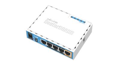 Mikrotik hAP Wit Power over Ethernet (PoE)