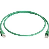 Telegärtner 100009120 RJ45 Netwerkkabel, patchkabel CAT 6A S/FTP 25.00 m Groen Vlambestendig, Halogeenvrij, UL gecertificeerd 1 stuk(s) - thumbnail