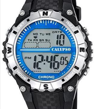 Horlogeband Calypso K5684-1 Kunststof/Plastic Zwart 14mm