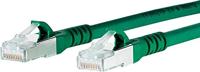 Metz Connect 1308451555-E RJ45 Netwerkkabel, patchkabel CAT 6A S/FTP 1.50 m Groen Snagless 1 stuk(s) - thumbnail
