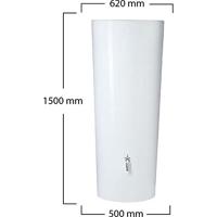 Garantia design regenton wit 350 liter met plantenbak - thumbnail