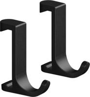 Hansgrohe Handdoekhaak Smal WallStoris Mat Zwart - thumbnail