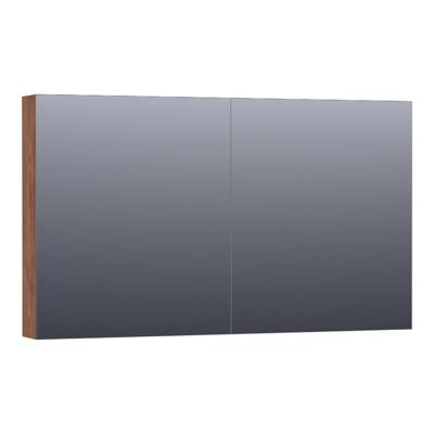 Brauer Impress Spiegelkast 120 cm - zonder Verlichting - Met 2 Dubbelzijdige Spiegeldeuren - Forest Cacao