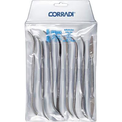 PFERD TOOLS 19506702 Set precisie-riffelvijlen 8-delig type 670 Zwitserse kap 0 grof Lengte 190 mm 1 stuk(s)