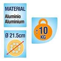 Multifunctioneel strandkarretje Colorbaby Aluminium - thumbnail