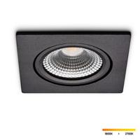 LED-inbouwspot Trento zwart dimbaar IP54 - thumbnail