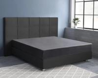 Primaviera Deluxe Satijnen Hoeslaken Antraciet 160 x 220 cm - thumbnail