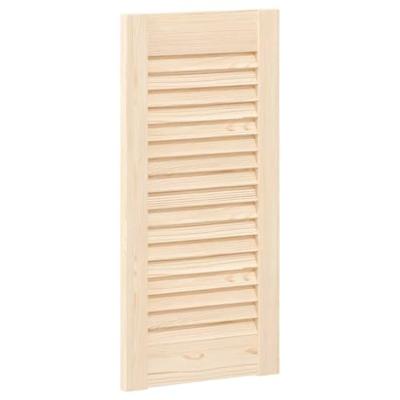 VidaXL Kastdeuren met lamellen 2 st 61,5x29,5 cm massief grenenhout VidaXL Kastdeuren met lamellen 2 st 61,5x29,5 cm massief grenenhout