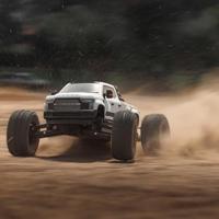 Arrma 1/7 Big Rock 6S 4X4 BLX Monster Truck RTR - Wit - thumbnail