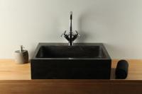Hartstein Waschbecken Naturstein Waschbecken 60 cm BE-008mk - thumbnail