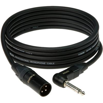 Klotz 2JB1-1M050 XLR male 3p - haakse jack 2p 5 meter kabel