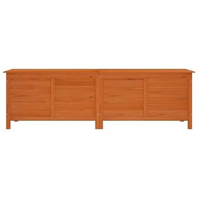 Tuinbox 198,5x50x56,5 cm massief vurenhout bruin