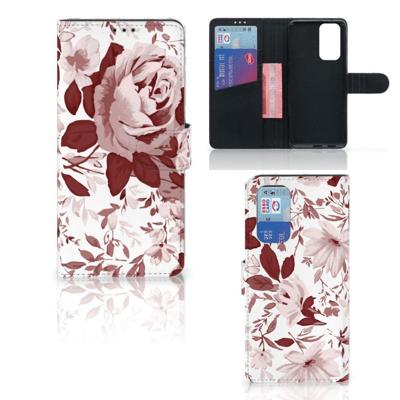 Hoesje OnePlus 9 Pro Watercolor Flowers Hoesje OnePlus 9 Pro Watercolor Flowers