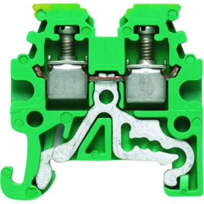 Weidmüller 1798460000 Doorgangsserieklem Schroeven Groen-geel 100 stuk(s) Piece