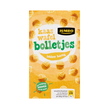 Jumbo Knapperige Kaas Wafelbolletjes 100 g Jumbo Knapperige Kaas Wafelbolletjes 100 g