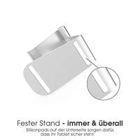TERRATEC iTab M Zilver, Smartphone & Tablet Multihoekstandaard van aluminium, voor iPhone, iPad, Samsung Galaxy, Google Nexus en andere, instelbare kijkhoek - thumbnail
