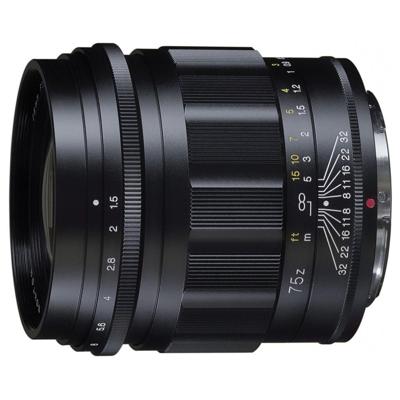Voigtländer Nokton 75mm F/1.5 ASPH Nikon Z zwart