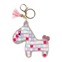 Tashanger paard - multikleur - 11 cm - thumbnail