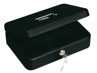 Geldkist pavo 250x180x90mm zwart