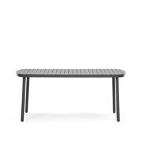 Kave Home Tuintafel 'Joncols' 180 x 90cm, kleur Donkergrijs - thumbnail