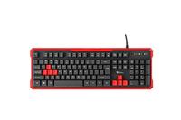 GENESIS RHOD 110 toetsenbord USB QWERTY US International Zwart, Rood - thumbnail