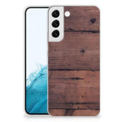 Samsung Galaxy S22 Plus | Bumper Hoesje | Old Wood