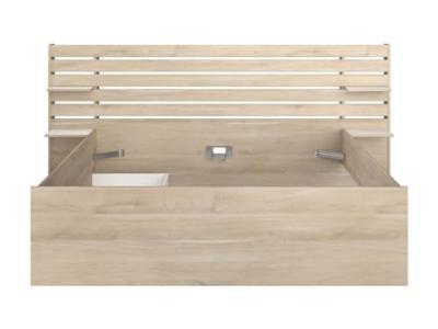 Bed Evi - eikenkleur - 160x200 cm - Leen Bakker