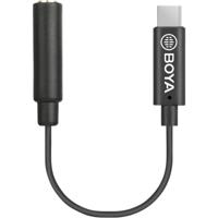 Boya BY-K4 3.5 mm female TRRS naar male USB-C - thumbnail
