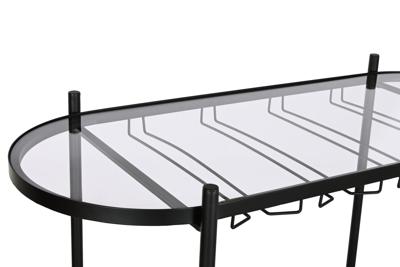 Flessenrek Home ESPRIT Zwart Natuurlijk Metaal Spar 90 x 36 x 150 cm Flessenrek Home ESPRIT Zwart Natuurlijk Metaal Spar 90 x 36 x 150 cm