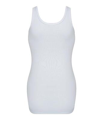 Dames hemd met kant - Angela - Kanten onderhemd - Singlet - 100% katoen - thumbnail