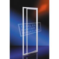 Nisdeur Plieger Class Draaideur 3mm Glas Omkeerbaar 90x185cm Wit - thumbnail