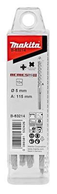 Makita Accessoires P4S:SDS-PLUS boor 5x110mm 10st - B-63214