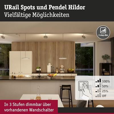 Paulmann Hildor LED-railspot URail 15 W LED Chroom (mat)