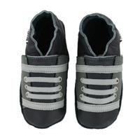 Oxxy babyslofjes streep veters marine Maat - thumbnail