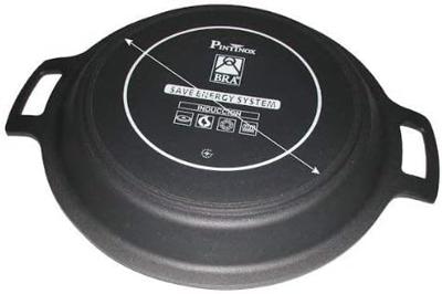 Pan BRA Braisogona_A271640 (Ø 40 cm) Aluminium Gehard aluminium Ø 40 cm Zwart