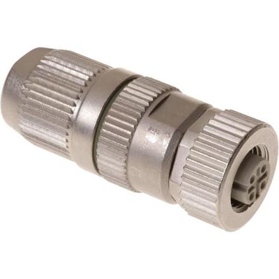 HARTING 21032822405 Sensor/actuator connector, niet geassembleerd M12 Aantal polen (sensoren): 4 Bus, recht 1 stuk(s)