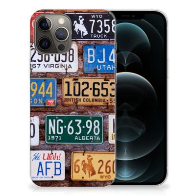 iPhone 12 Pro Max | Siliconen hoesje | met foto Kentekenplaten