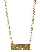 Halsketting Al Capone Goud - thumbnail