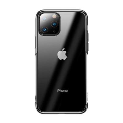 Voor iPhone 11 Pro Baseus fashion glitter galvaniseren frame PC Case (zwart)
