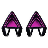 Razer Kitty Ears Cat Ears - Kitty Oortjes voor alle Razer Kraken headsets (Past op Razer Kraken, verstelbaar, waterproof) Neon Paars - thumbnail