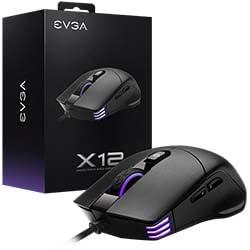 Gamemuis Evga X12 Zwart