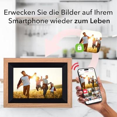 Rollei Smart Frame WiFi 105 Wooden Br Rollei Smart Frame WiFi 105 Wooden Br