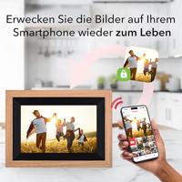Rollei Smart Frame WiFi 105 Wooden Br - thumbnail