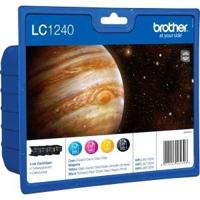 Brother Inktcartridge LC1240 Origineel Combipack Zwart, Cyaan, Magenta, Geel LC1240VALBP - thumbnail