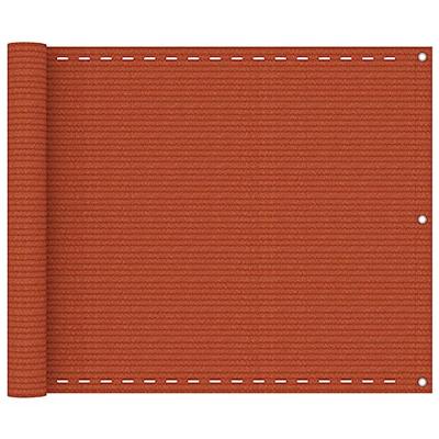 Balkonscherm 75x500 cm HDPE oranje