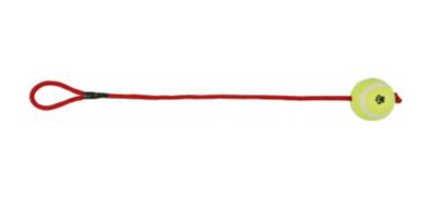 TRIXIE TENNISBAL AAN KOORD ASSORTI 50X6X6 CM 3 ST