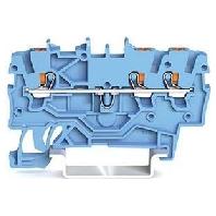 WAGO 2200-1304 Doorgangsklem 3.50 mm Push-In-klem Blauw 100 stuk(s) - thumbnail