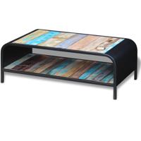Salontafel massief gerecycled hout - thumbnail